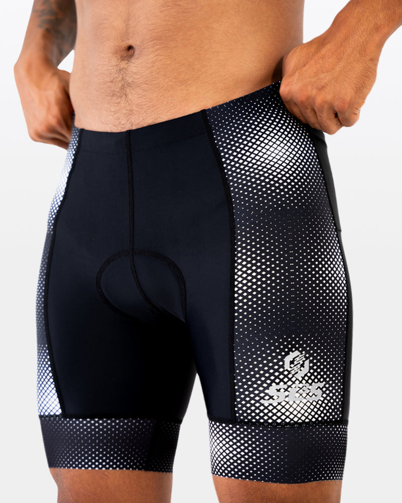 Men's AG Enduro 8” Tri Shorts - White Blur