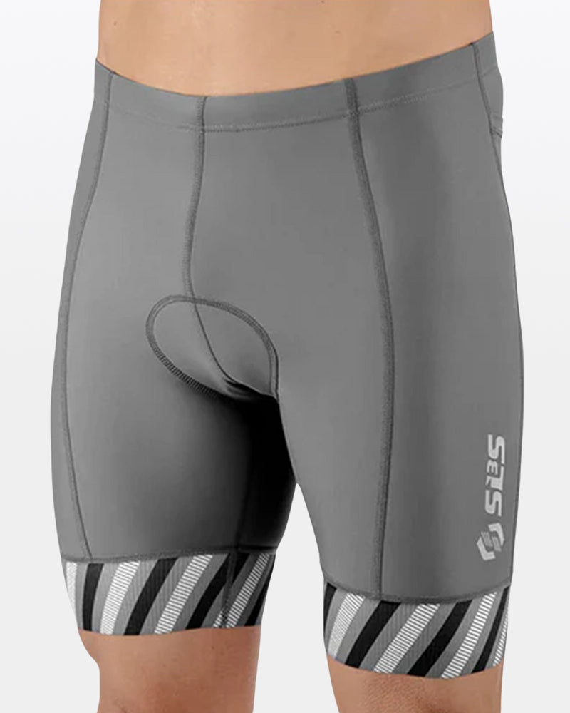Men's AG Trackhawk 8” Tri Shorts - Grey Wave