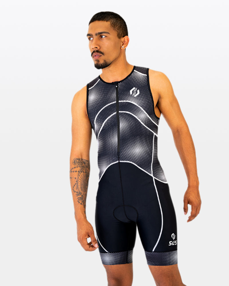 Men's Pro Enduro Tri Suits - Black Flux