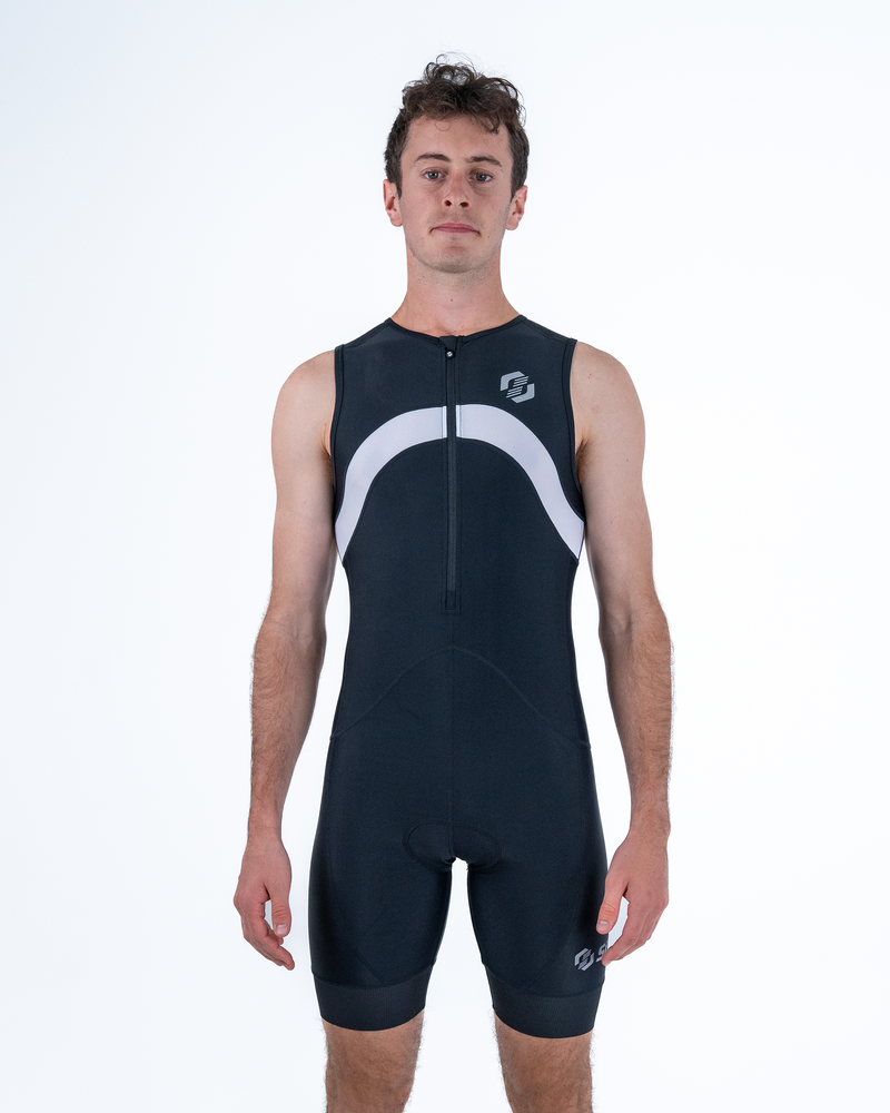 Men's Pro Trackhawk Tri Suits - Midnight Black