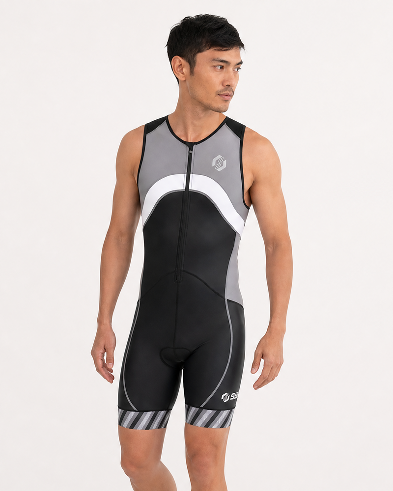 Men's Pro Trackhawk Tri Suits - Grey Wave